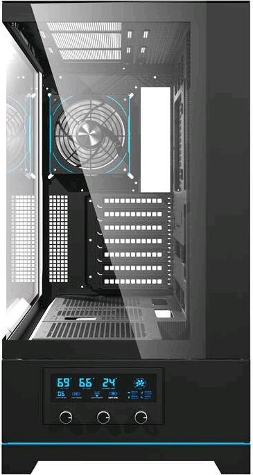Image du produit Darkflash Tech Darkflash DY451 PRO boîtier d'ordinateur avec ventilateur (noir) (ATX, mATX, ITX)