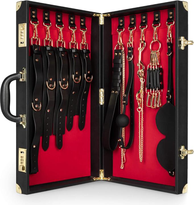 Produktbild Bedroom Fantasies BondageKoffer 13 Teile Rindsleder