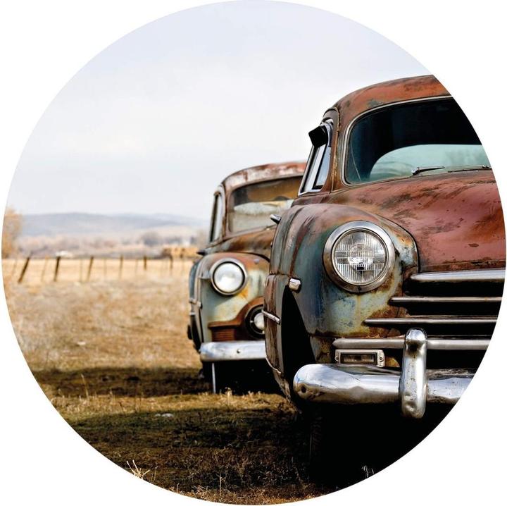 Produktbild Trenddeko Old Rusted Cars (Ø 140 cm)