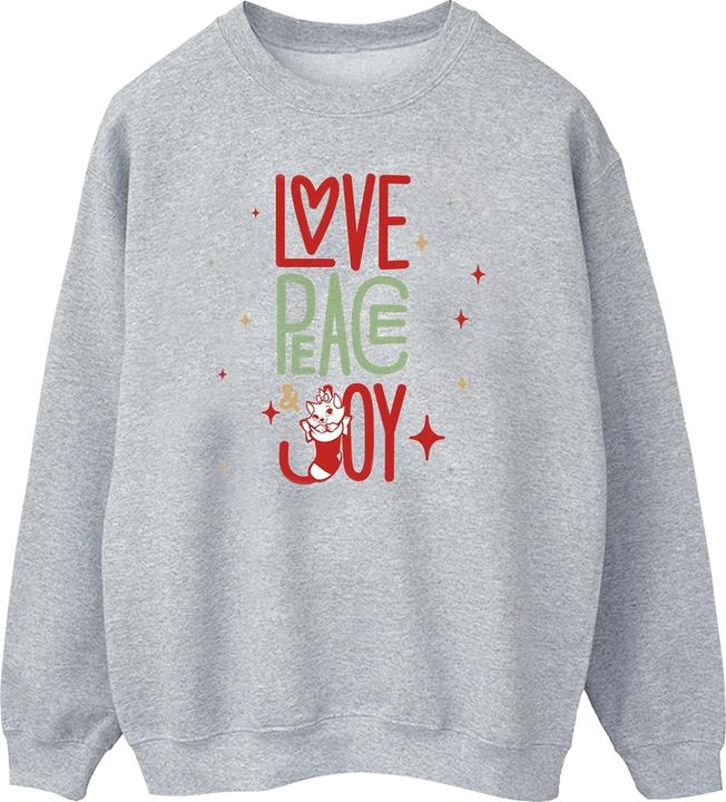 Disney The Aristocats Marie Love Peace Joy Sweatshirt (M)