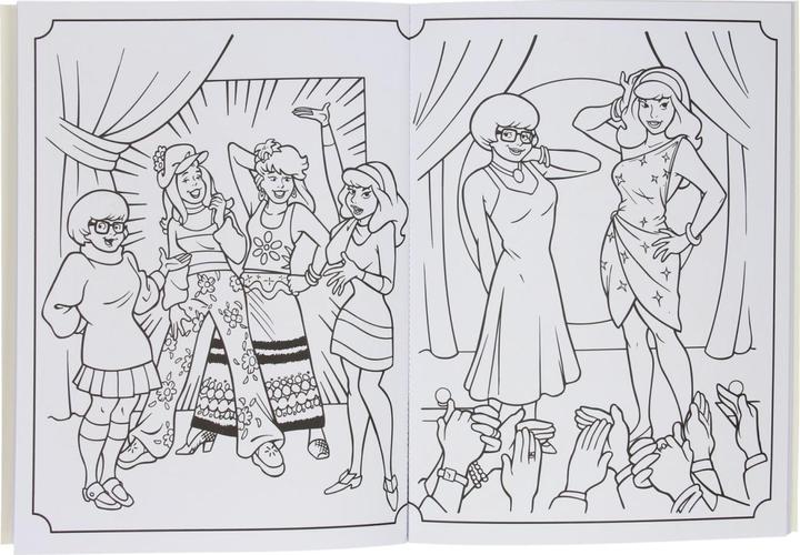 Actual product image Super Colour Colouring Book Scooby-Doo with Pencils