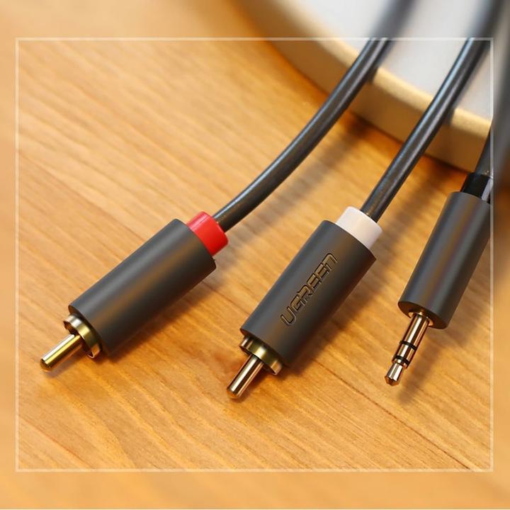 Produktbild Ugreen 3.5 mm Klinke – Cinch Stereo (x2) (1 m, 3.5mm Klinke (AUX))