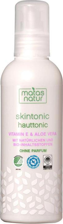 Matas Natural Skin Tonic with Organic Aloe Vera and Vitamin E (Tonic water, 200 ml)