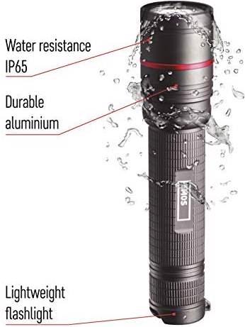 Produktbild Emos CREE LED Aufladbare Metall-Taschenlampe Ultibright 80, 600lm (15.10 cm, 600 lm)