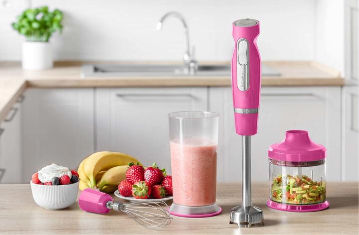 Actual product image Sencor SHB 4468RS-EUE3 blender 0.7 L Hand Blender 1000 W Pink, Stainless steel