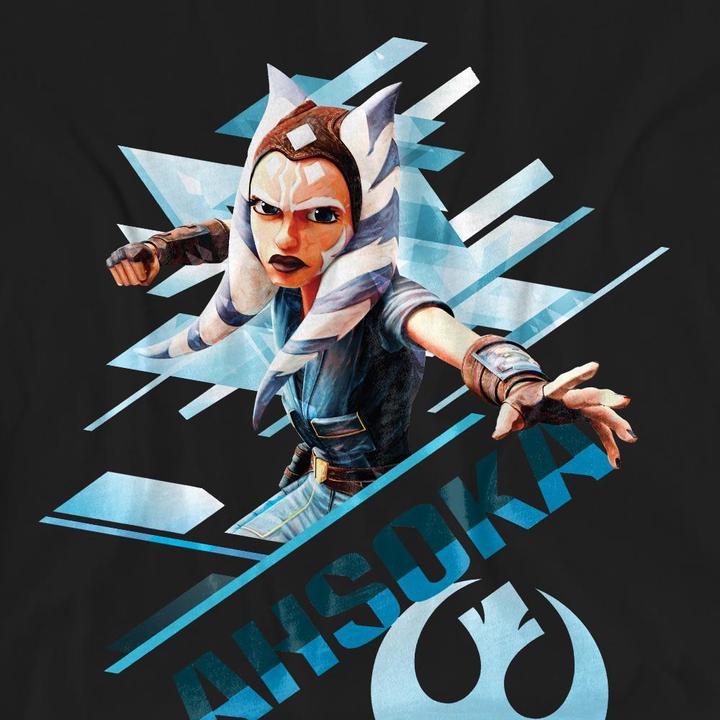 Actual product image Ahsoka Unisex Adult Stance T-Shirt (S)