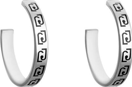 Liu Jo Sturdy Solid Steel Identity Earrings LJ1944