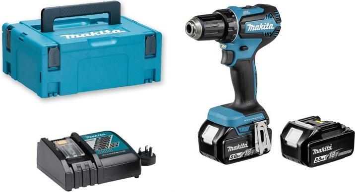 Actual product image Makita DDF485RTJ (Rechargeable battery operated)
