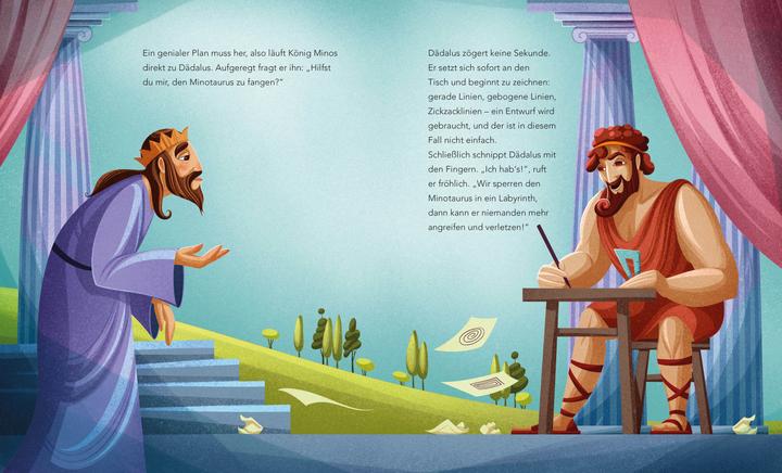 Produktbild Dädalus und Ikarus (Kleine Bibliothek der griechischen Mythen) (Deutsch, Sonia Elisabetta Corvaglia, Anna Láng, 2024)