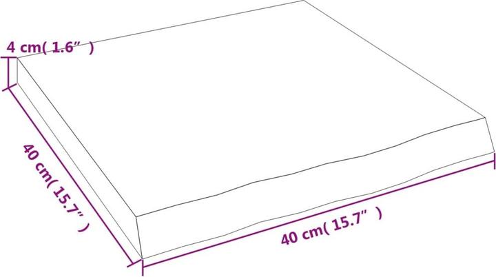 Immagine prodotto VidaXL Emerald (40 x 4 x 40 cm)