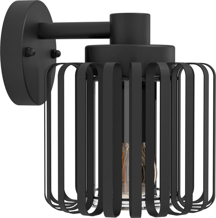 Image du produit EGLO 900672 SELINUS E27 Applique murale/plafonnier d'extérieur Noir IP65 (E27, IP65)