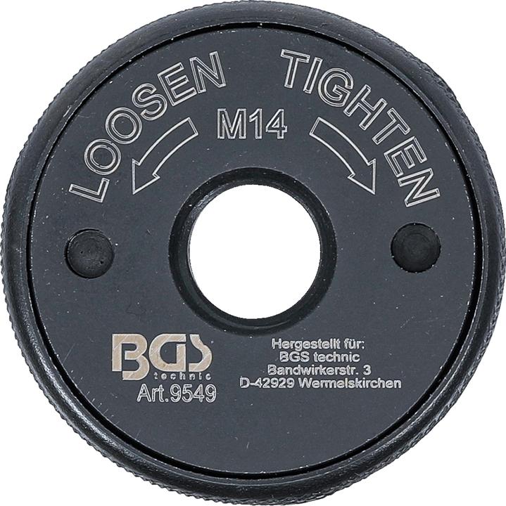 Image du produit BGS Mandrin de serrage rapide pour meuleuse d’angle M14