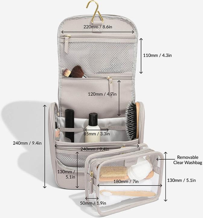Actual product image Stackers Hanging Washbag