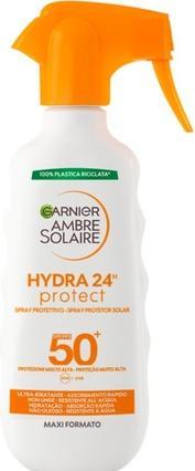 Garnier Ambre Solaire Hydra 24H Schutz FPS50 Auslöser 270ml (Sonnenspray, SPF 50, 270 ml, 340 g)