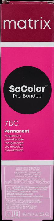 Produktbild Matrix Socolor 7BC mittelblond braun kupfer 90ml (7BC braun kupfer)