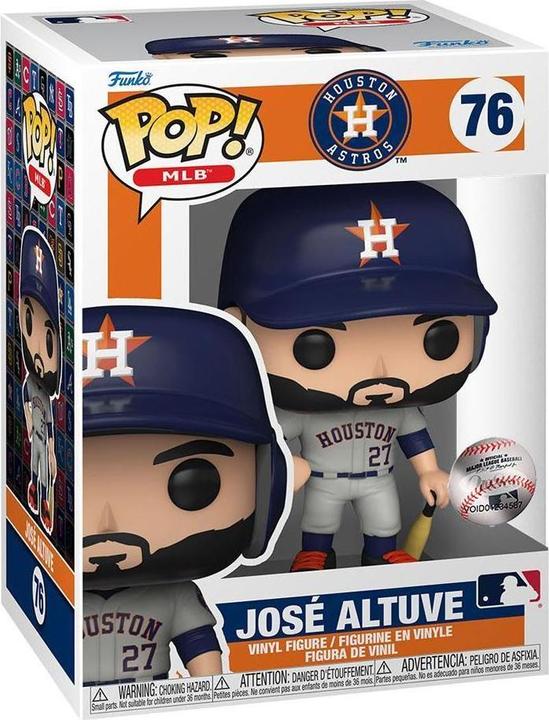 Image du produit Funko MLB POP! Sports Figurine Vinyle Astros - Jose Altuve (Away Jersey) 9 cm