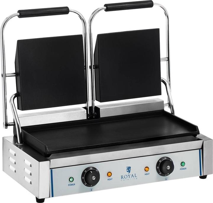 Actual product image Royal Catering Double Contact Grill - smooth - 2 x 1,800 W