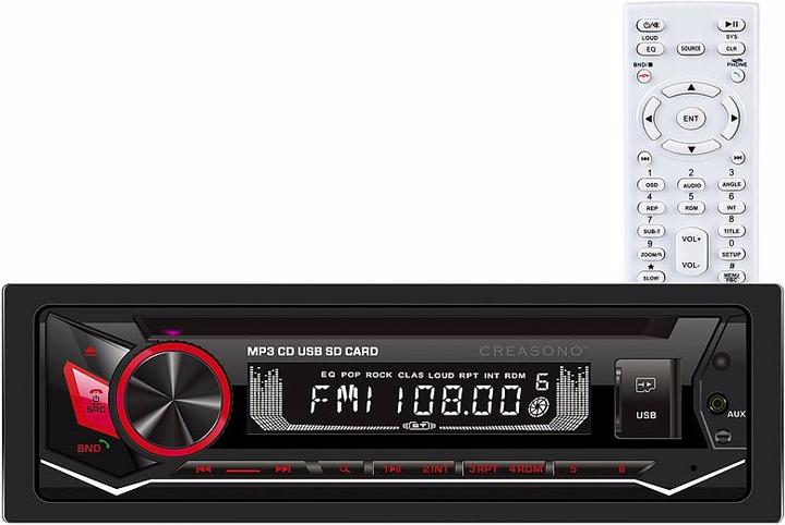 Produktbild Creasono MP3-Autoradio, CD, Bluetooth