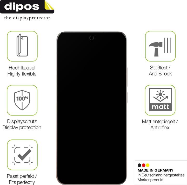 Produktbild Dipos Full Cover Schutzfolie Matt (1 Stück, Oppo Reno 5G)