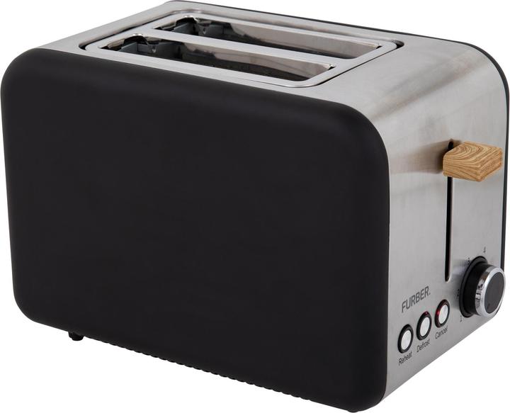 Actual product image Furber Kettle, Stand Mixer and Toaster Set, Black Matt