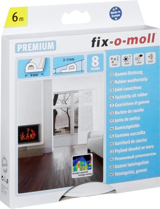 Actual product image Fix-o-moll P-Profil Gummi-Dichtung