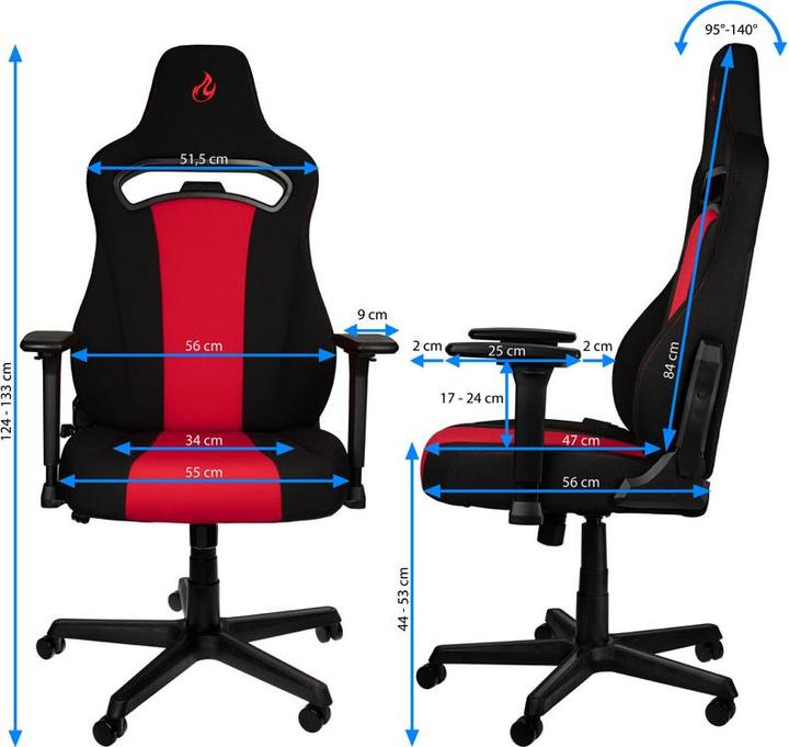Image du produit Nitro Concepts E250 Chaise de jeu