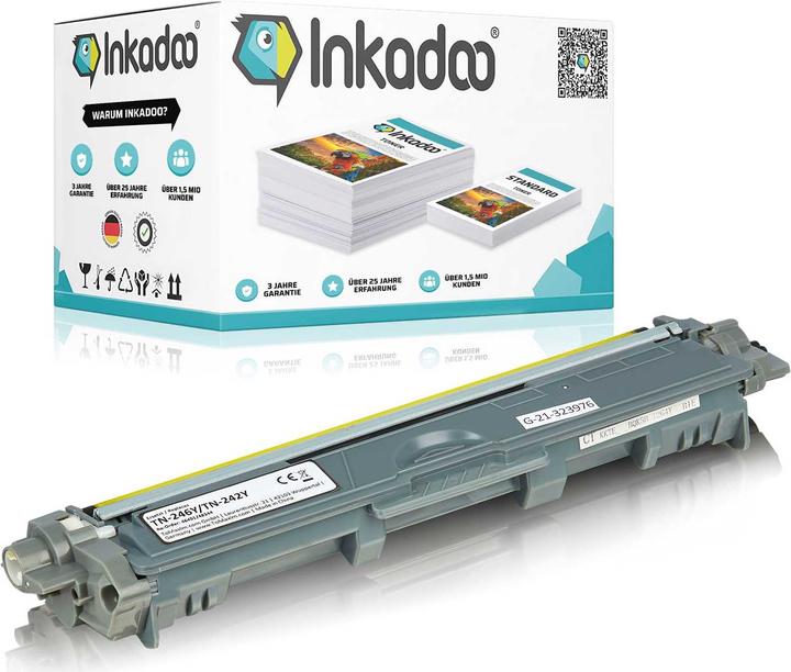 Produktbild Inkadoo Kompatibel Toner für Brother TN-242 TN-246 (Y)