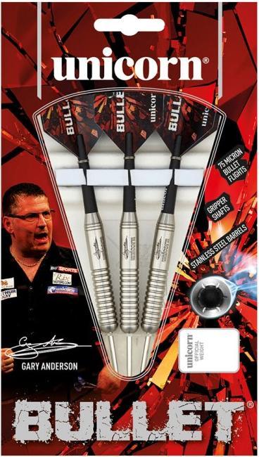 Actual product image Unicorn Bullet Gary Anderson Steel Darts (24 g)