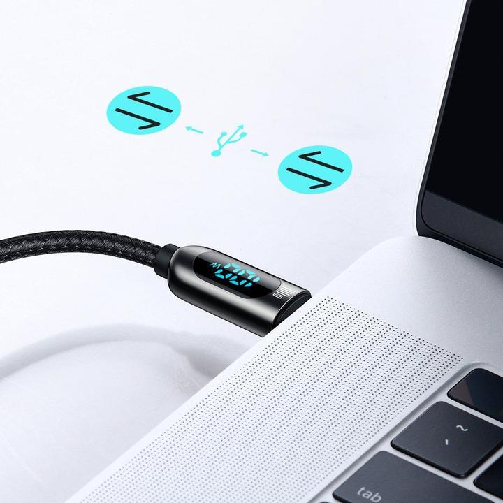 Actual product image Baseus USB C – USB C (2 m, USB 2.0)