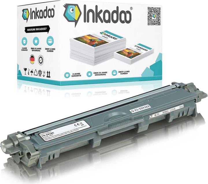 Actual product image Inkadoo Compatible toner for Brother TN-241 TN-245 (FC)