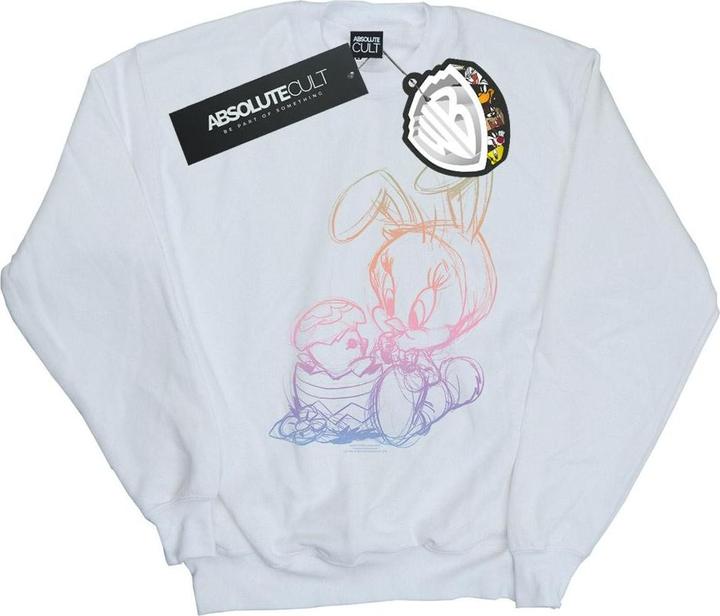 Produktbild Looney Tunes Tweety Pie Easter Egg Sketch Sweatshirt (S)