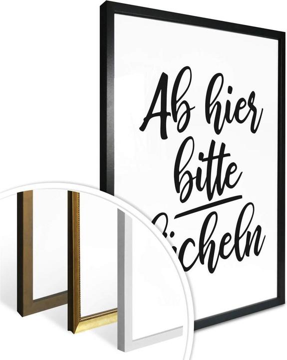 Actual product image Trenddeko Smile from here please (50 x 60 cm)