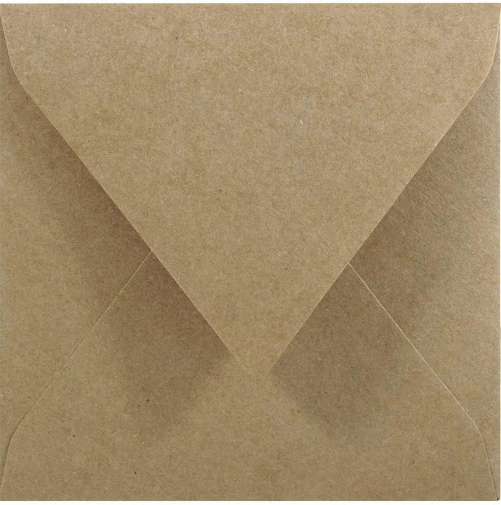 Produktbild Netuno Quadratische Briefumschläge aus Kraftpapier (145 x 145 mm, 500 x)