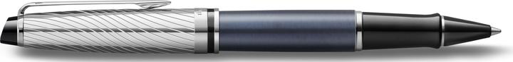 Produktbild Waterman Rollerball Expert DeLuxe Grau C.C. (F-schwarz) (Grau, Metallisch, 1 x)