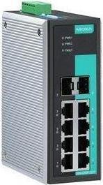 Immagine prodotto Moxa EDS-G308-2SFP-T - Switch Full Gigabit Ethernet non gestito con 6 porte 10/100/1000BaseT(X)