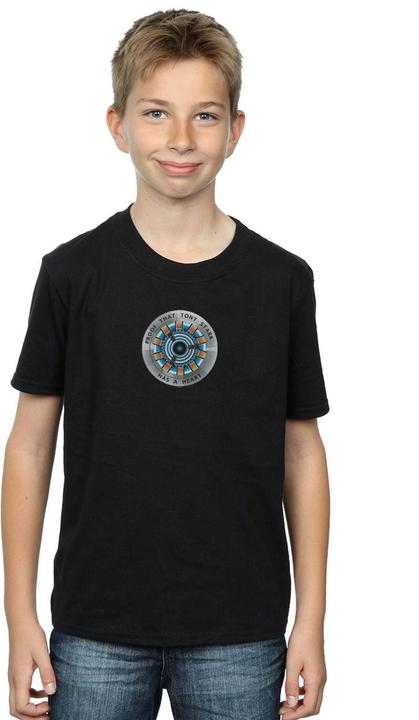 Image du produit Garçons - Avengers Endgame Tony Stark Heart T-Shirt (128)