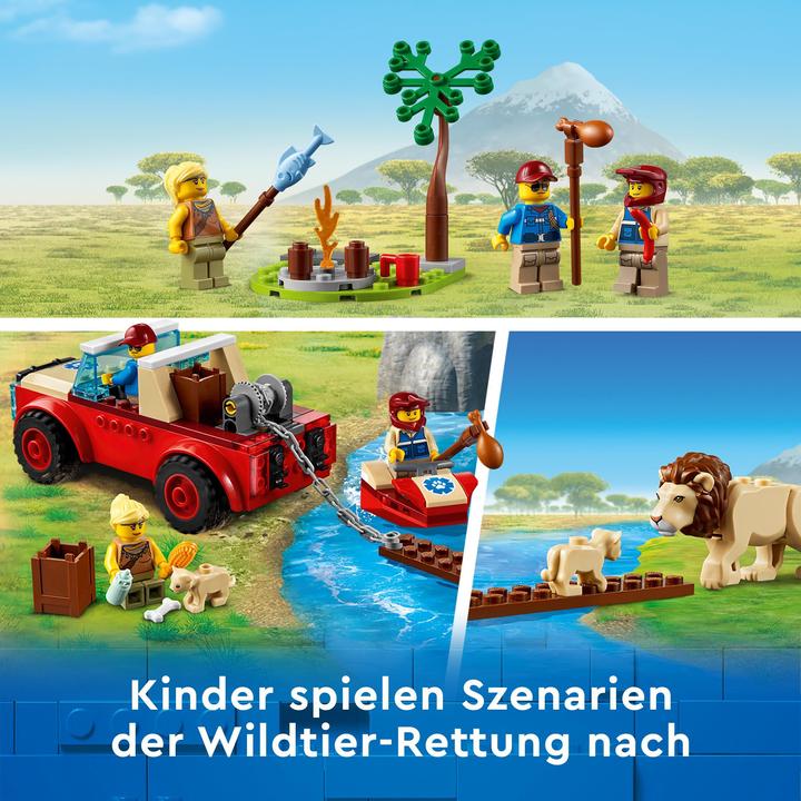 Actual product image LEGO City 60301 off road vehicle to rescue wildlife (60301, LEGO City)