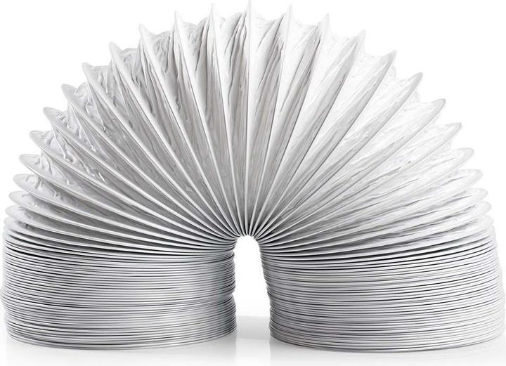 Immagine prodotto Nedis Tubo per aria di scarico in PVC | 100 mm | 1,50 m | Adatto per: Ventilazione dell'aria /