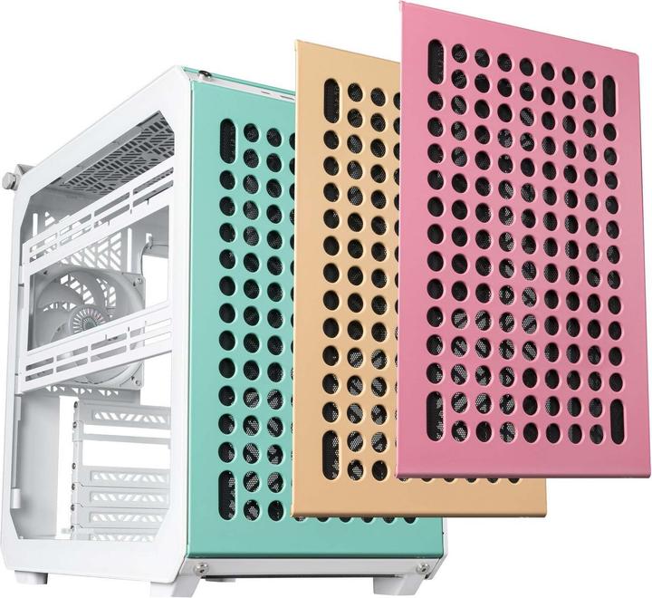 Produktbild Cooler Master Qube 500 Macaron Edition (mATX, ITX, ATX, E-ATX)