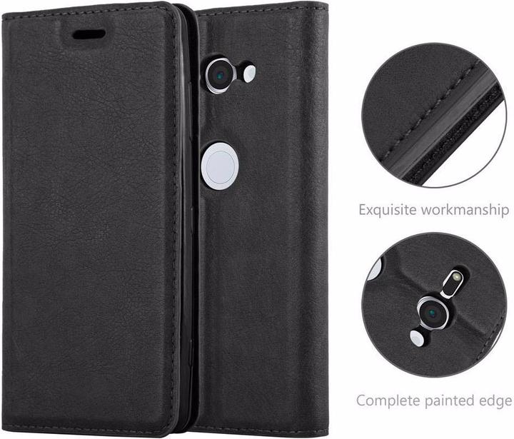 Actual product image Cadorabo Book Invisible Magnet Cover (Sony Xperia XZ2 Compact)
