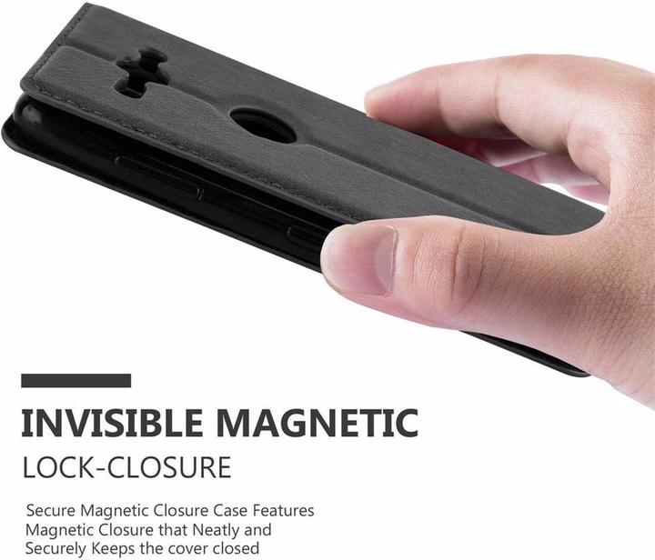 Actual product image Cadorabo Book Invisible Magnet Cover (Sony Xperia XZ2 Compact)
