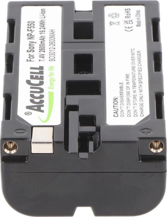 Immagine prodotto AccuCell Batteria Sony NP-F550, NPF530, NPF330 (Accumulatore di carica elettrica)