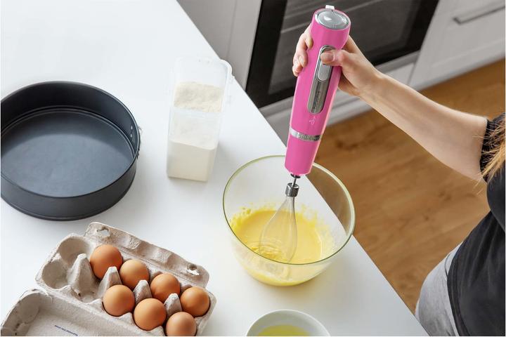 Actual product image Sencor SHB 4468RS-EUE3 blender 0.7 L Hand Blender 1000 W Pink, Stainless steel