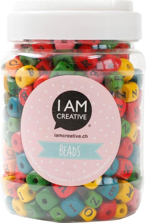 Actual product image I Am Creative Wooden beads