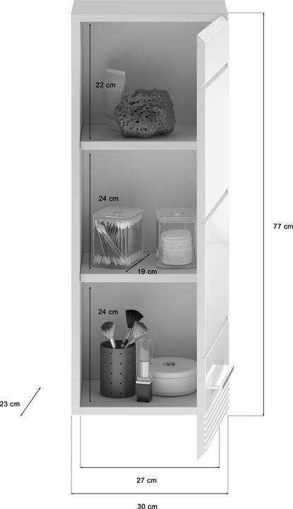 Actual product image Xonox Home Linus (30 x 23 x 77 cm)