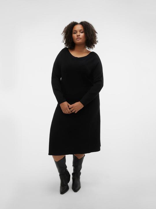 Immagine prodotto Vero Moda VMCNANCY LS BOATNECK DRESS GA EXC CUR Abito lavorato a maglia (48, 50, L)