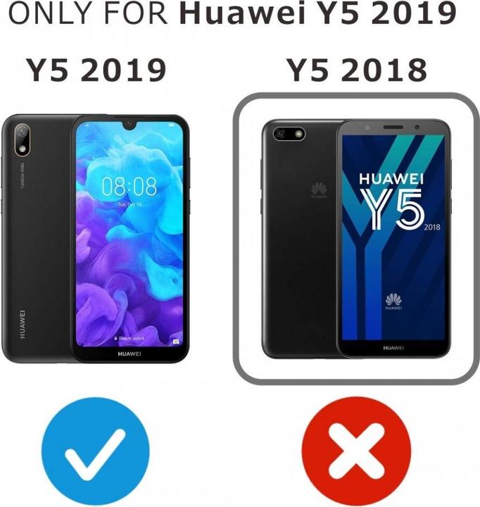 Produktbild Screenguard Huawei Y5 2019 Panzerglas Schutzfolie Case Friendly Design (1 Stück, Huawei Y5 (2019))
