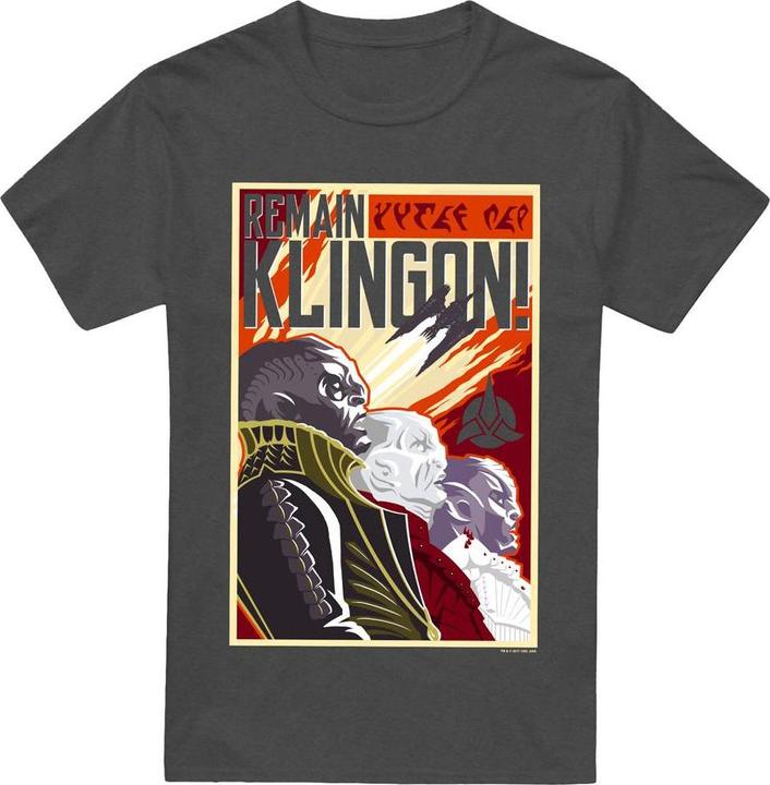 Produktbild Universal Textiles Remain Klingon TShirt (S)
