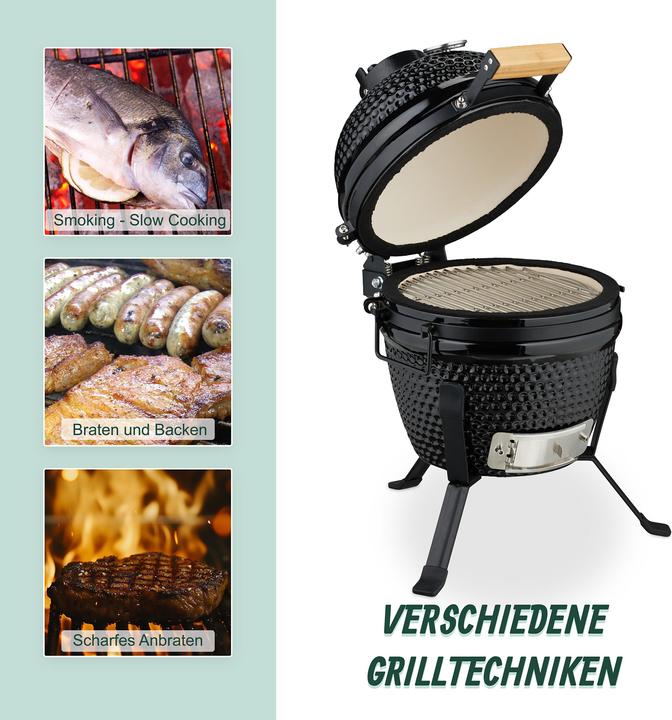 Actual product image Relaxdays Kamado grill (260 mm)