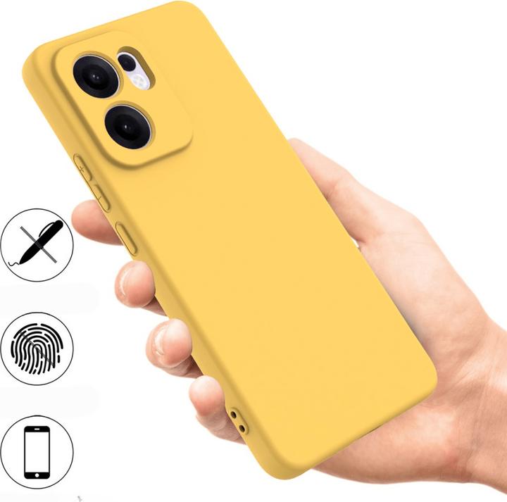 Image du produit Cover-Discount OPPO Reno13 F - Silikon Gummi Hülle mit Riemen (Oppo Reno 13 Pro)